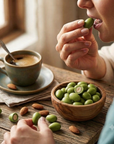 Almendra con Chocolate Blanco y Matcha