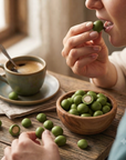 Macadamia Cubierta de Chocolate Blanco y Matcha