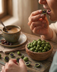 Pasas Cubiertas de Chocolate Blanco y Matcha