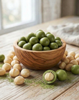 Macadamia Cubierta de Chocolate Blanco y Matcha
