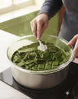 Cobertura de Chocolate Blanco con Matcha