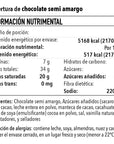 Cobertura de Chocolate Semiamargo 55% Cacao Alta Repostería