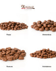 Caja Mixta Chocolate de Leche: Pasa, Almendra, Nuez y Arándano