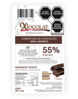 Cobertura de Chocolate Semiamargo 55% Cacao Alta Repostería