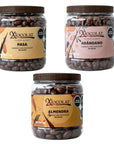 Mix Vitroleros: Arándano, Almendra, Pasas con Chocolate de Leche (3 Vitroleros)