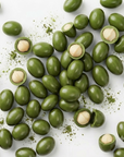 Macadamia Cubierta de Chocolate Blanco con Matcha