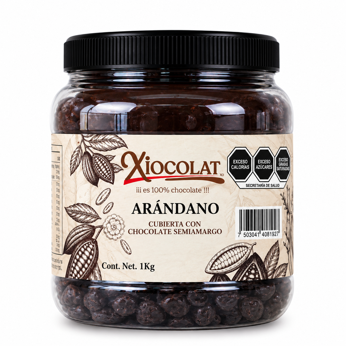 Arándano con Chocolate Semi Amargo 55% Cacao