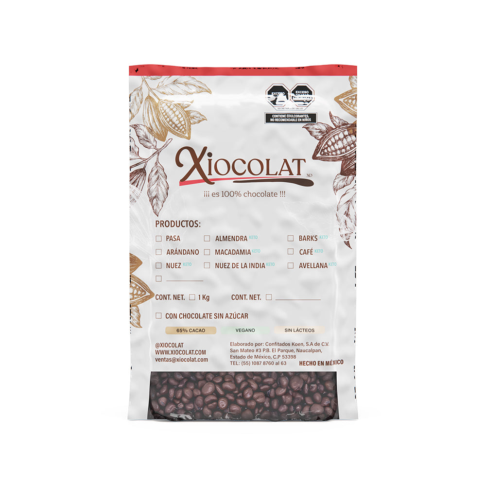 Pasas con Chocolate Sin Azúcar