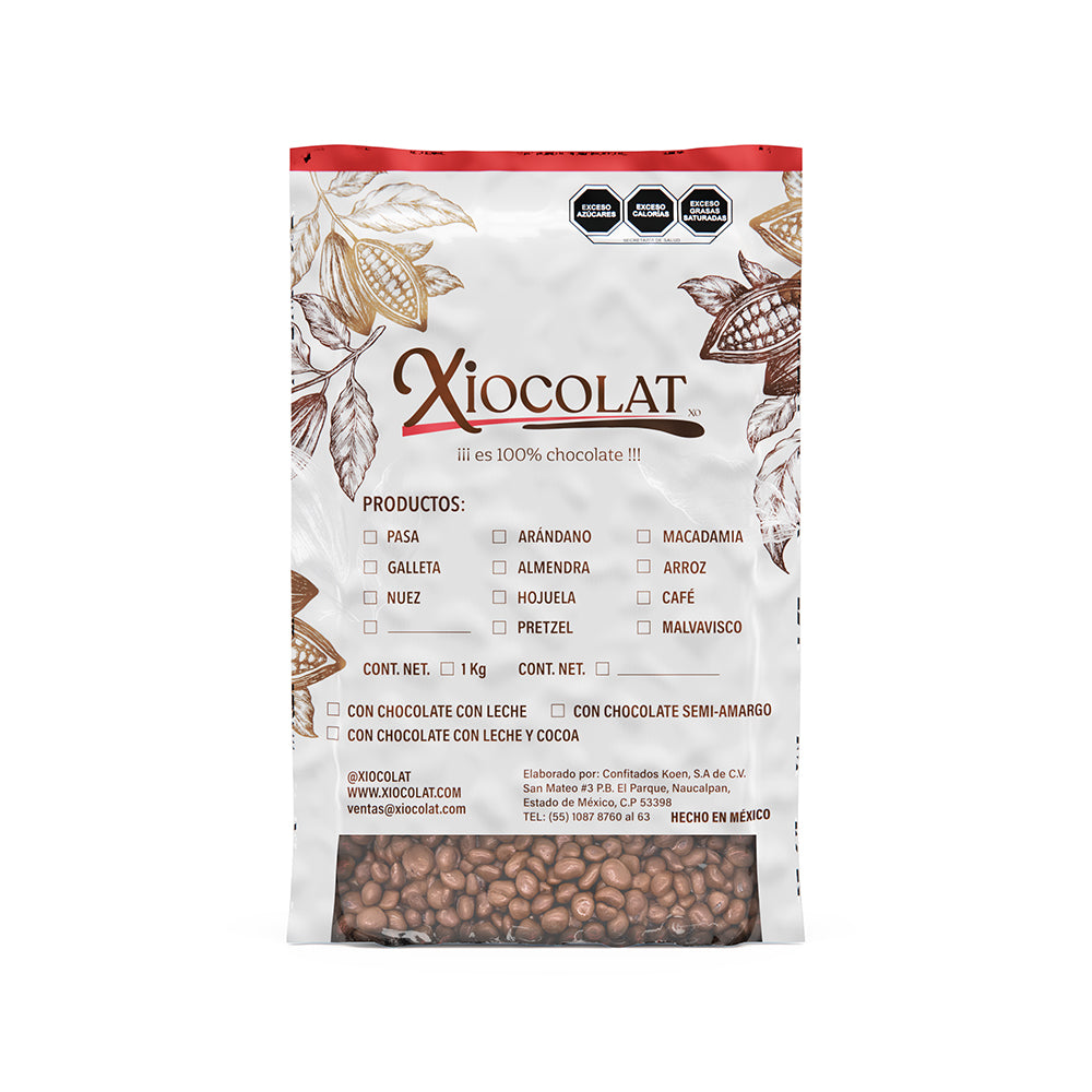 Pasas con Chocolate de Leche