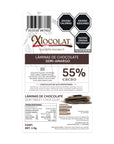 Cobertura en Láminas de Chocolate Semiamargo 55% Cacao