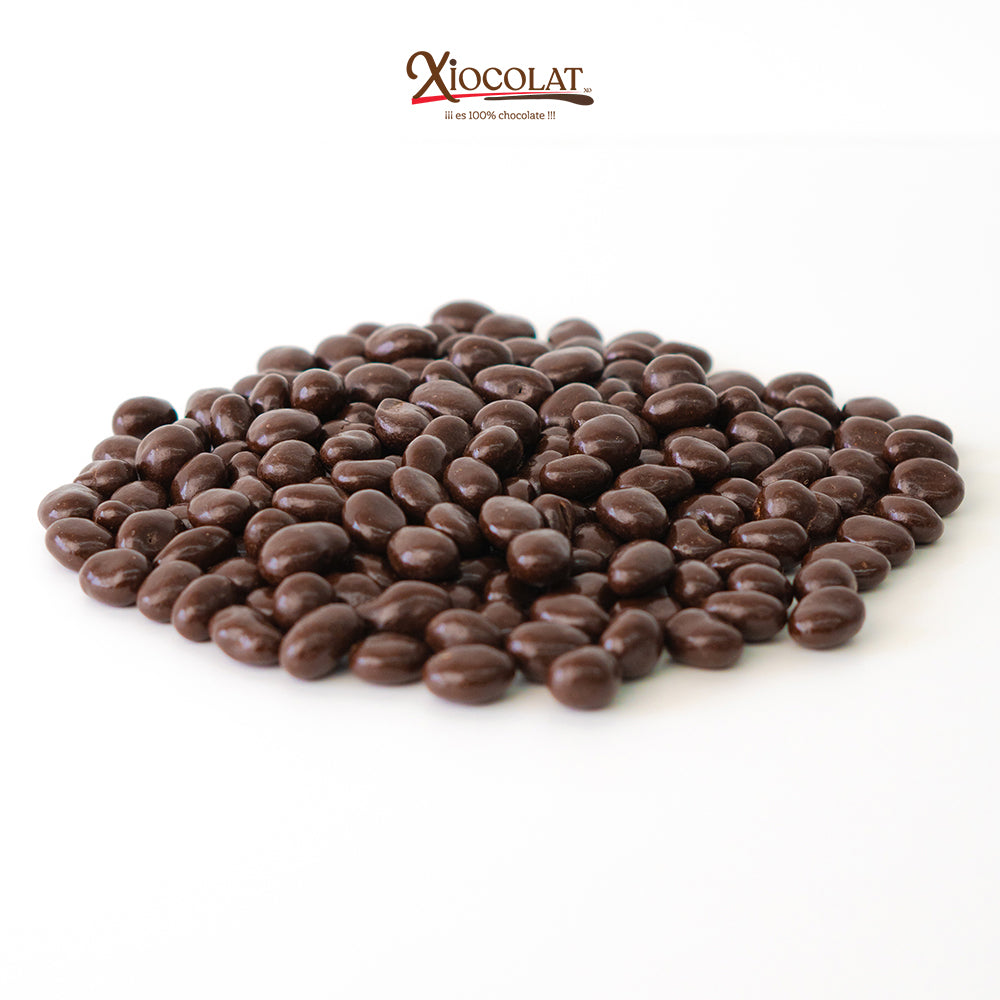 Caja Mixta Chocolate Semi Amargo: Macadamia, Arándano, Café, Pasa