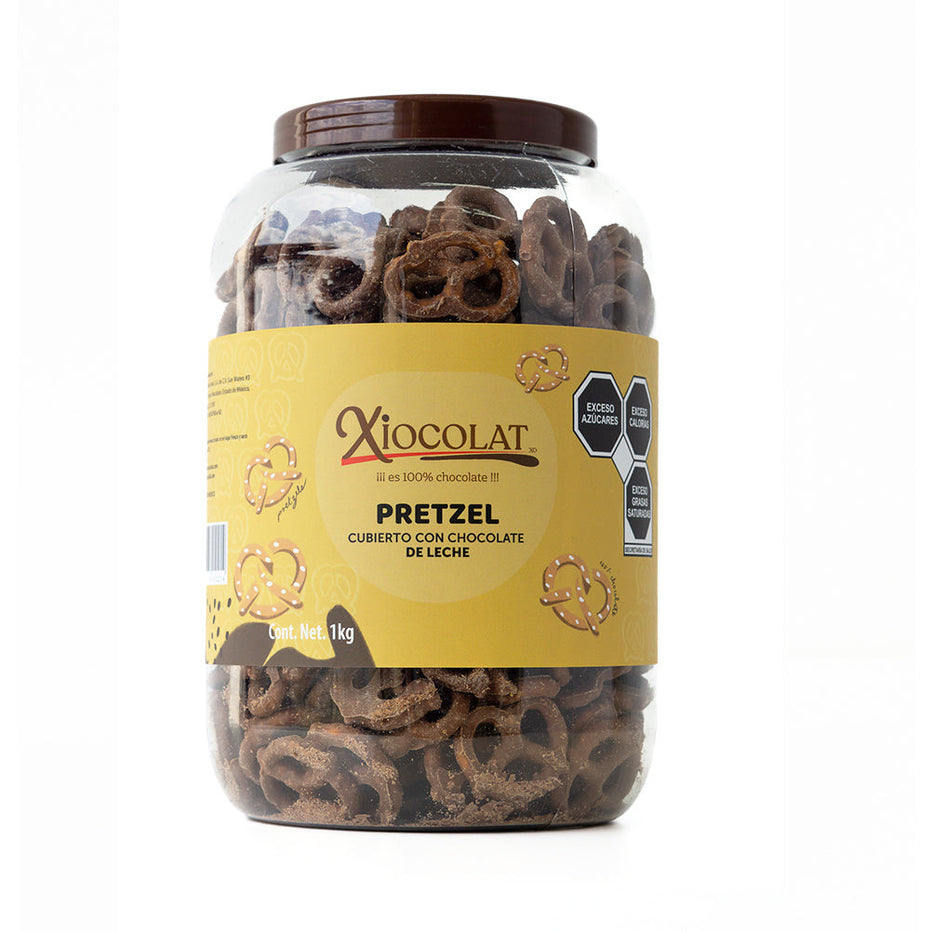 Pretzel con Chocolate de Leche XIOCOLAT